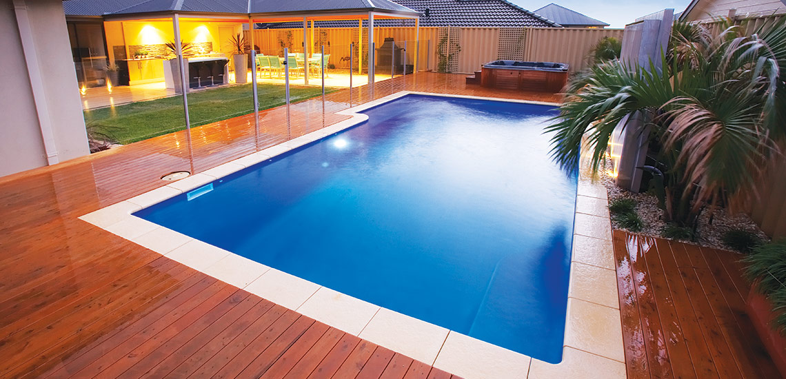 "Cayman" Fibreglass Pool Design in Perth | Buccaneer Pools Western Australia
