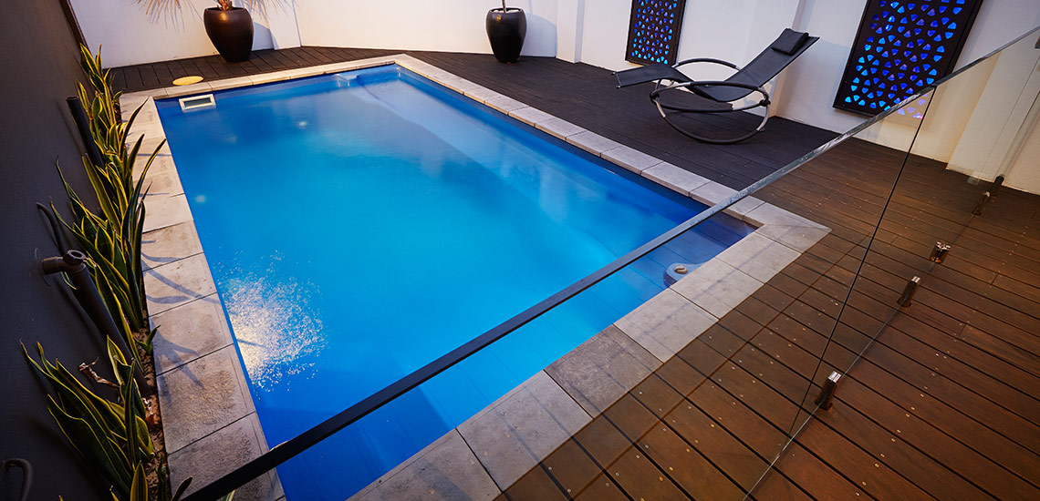 "Santa Fe" Fibreglass Pool Design in Perth | Buccaneer Pools Western Australia