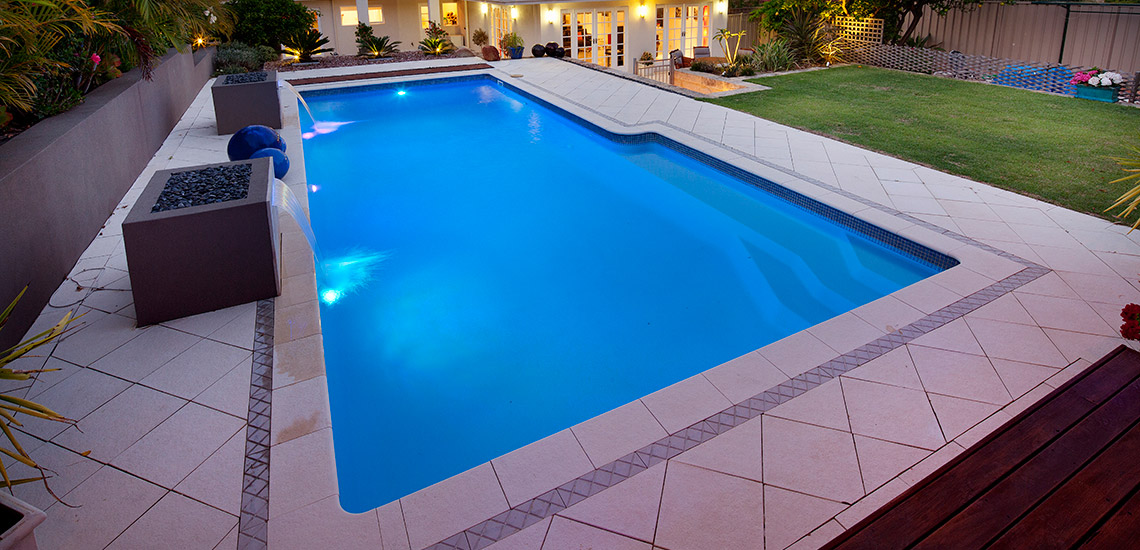 "Tasman" Fibreglass Pool Design in Perth | Buccaneer Pools Western Australia