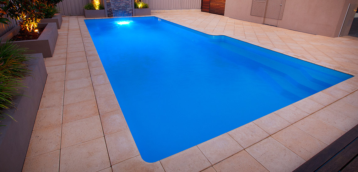 "Tasman" Fibreglass Pool Design in Perth | Buccaneer Pools Western Australia