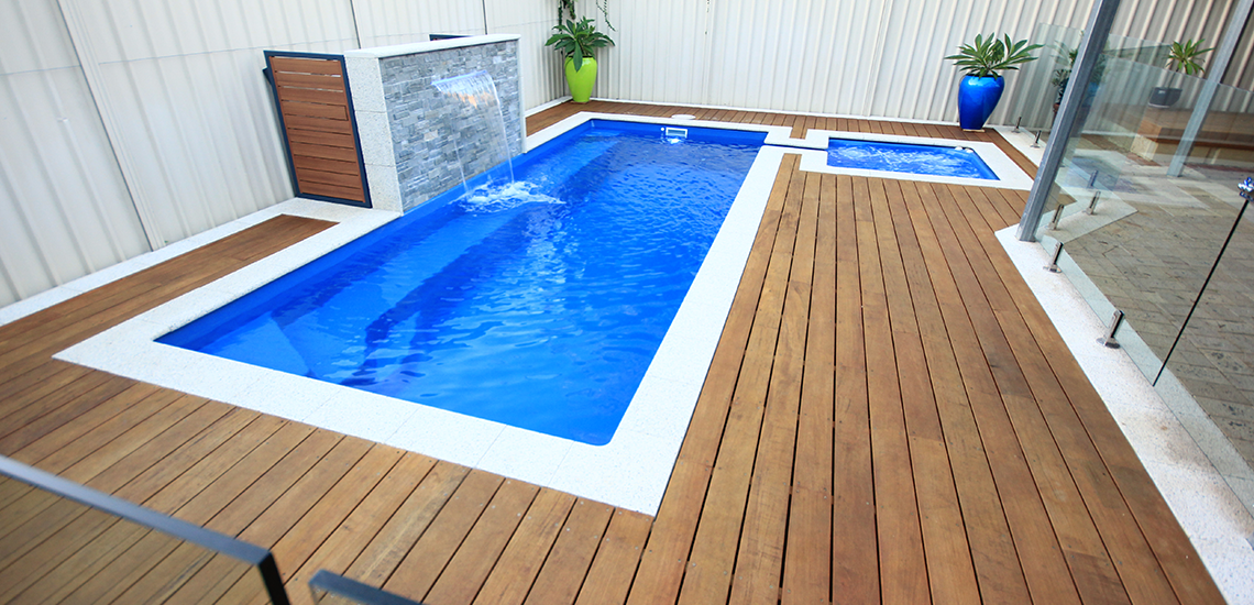 "Florentina" Fibreglass Pool Design in Perth | Pool Buyers Guide