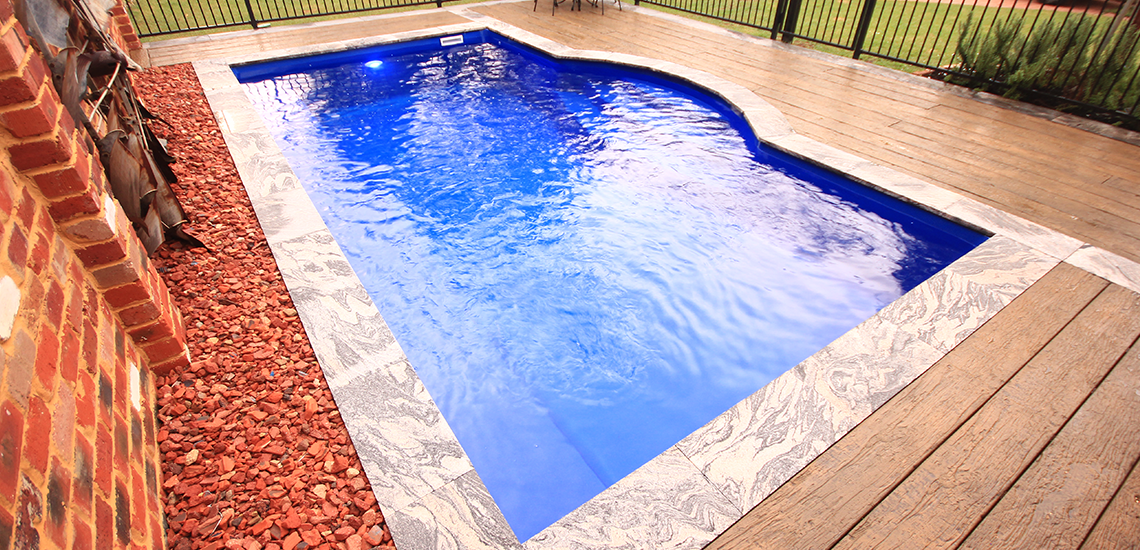 "Santorini" Fibreglass Pool Design in Perth | Pool Buyers Guide