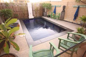 "Verona" Inground Small Fibreglass Swimming Pool | Pool Colour : Cyber Storm