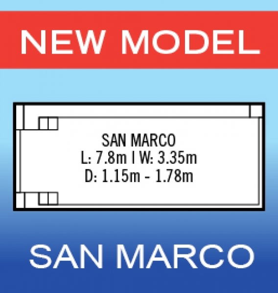 San Marco – 7.8m x 3.33m
